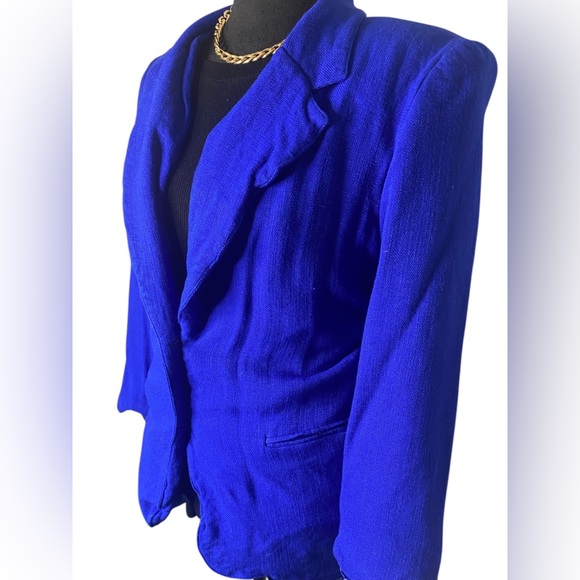 💥Vintage Vibrant Blue Blazer - Picture 4 of 6